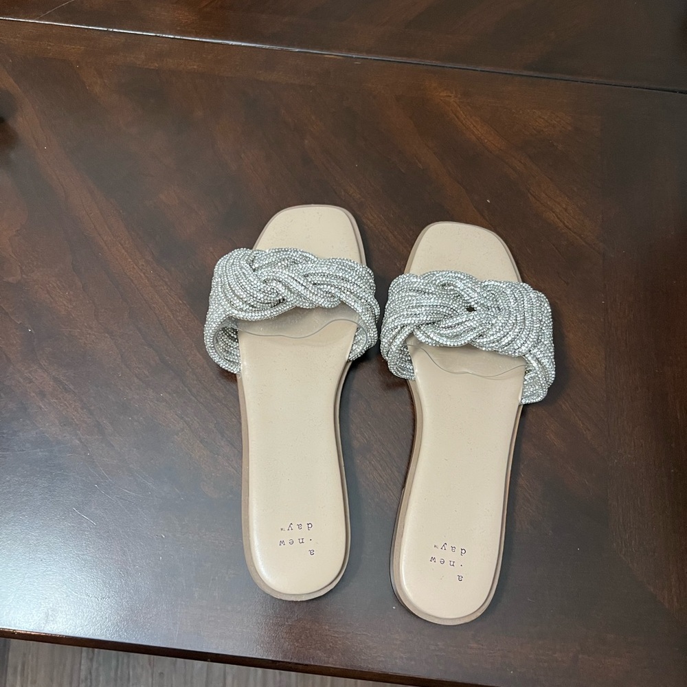 A New Day silver sandals